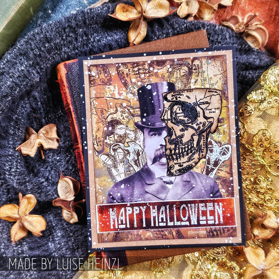 Tim Holtz Clear Stamps and Stencil Anatomy, Cells, Stitches thmm197 halloween