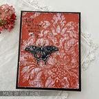 Tim Holtz Clear Stamps and Stencil Botanic Collage, Plus and Focus thmm160 heart