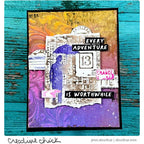 Tim Holtz Clear Stamps and Stencil Correspondence, Direction and Shifter Stars thmm141 adventure