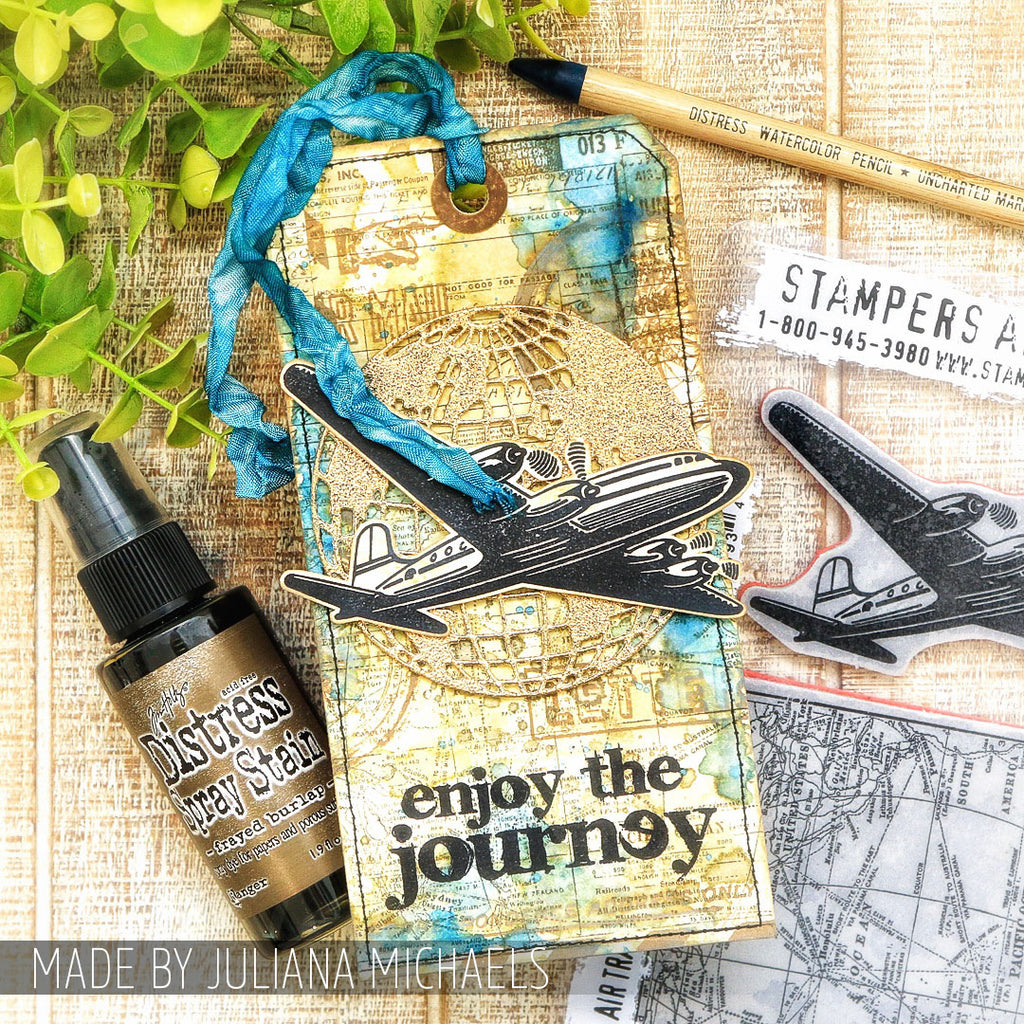 Tim Holtz Clear Stamps and Stencil Correspondence, Direction and Shifter Stars thmm141 globe