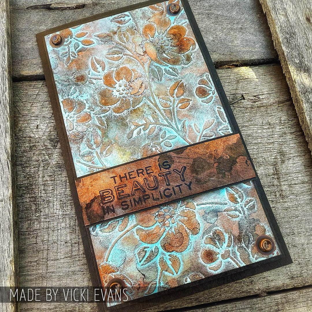 Tim Holtz Clear Stamps and Stencil Flower Garden, Bubbles and