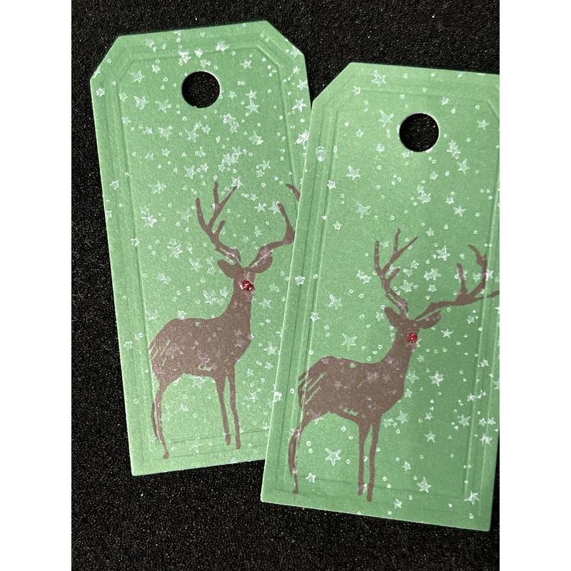 Tim Holtz Clear Stamps and Stencil Great Outdoors, Woodgrain and Gingham thmm157 tag