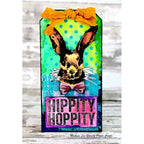 Tim Holtz Clear Stamps and Stencil Hipster Bunny, Plaid and Polkadot thmm164 hippity | color-code:ALT04