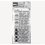 Tim Holtz Clear Stamps and Stencil Noteworthy, Nature and Ringer thmm162