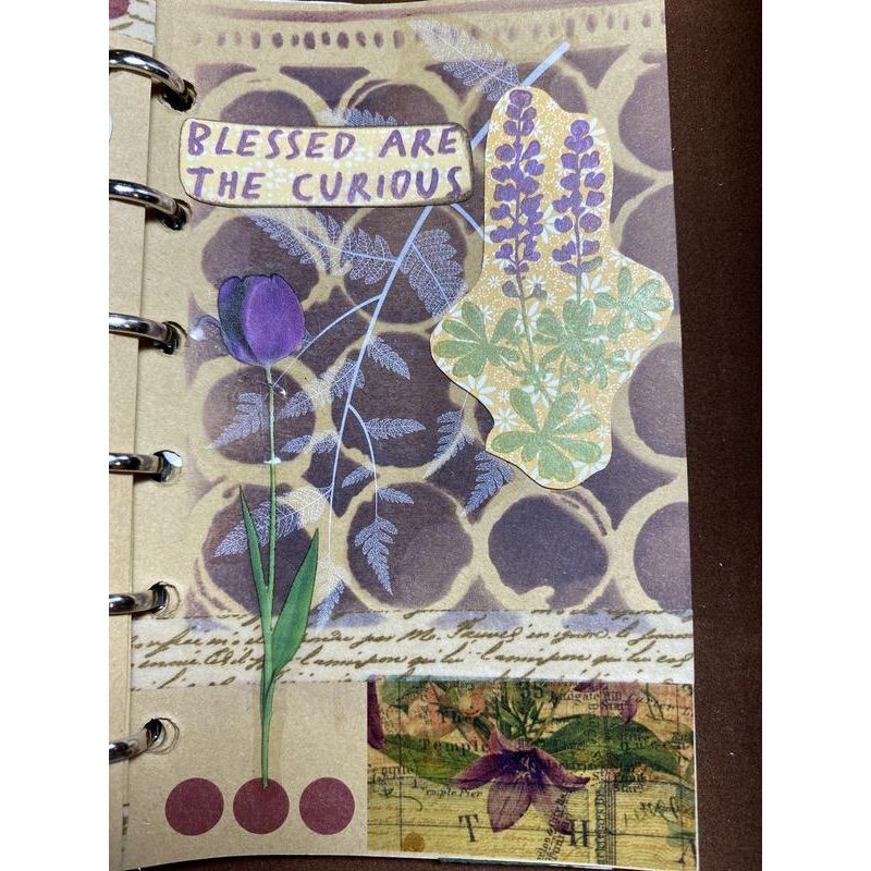 Tim Holtz Clear Stamps and Stencil Noteworthy, Nature and Ringer thmm162 blessed