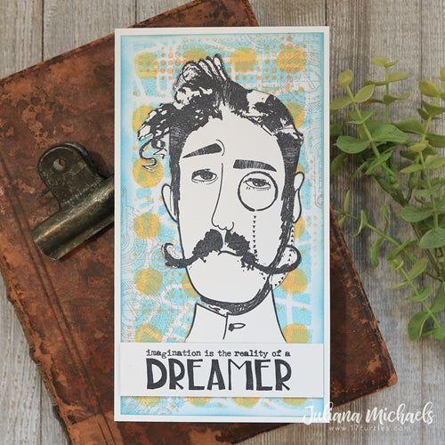 Tim Holtz Clear Stamps and Stencil Observations, Gears and Countdown thmm137 dreamer
