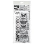 Tim Holtz Clear Stamps and Stencil Papillion, Nordic, Scribble thmm120