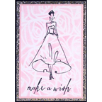 Tim Holtz Clear Stamps and Stencil Papillion, Nordic, Scribble thmm120 make a wish