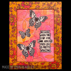 Tim Holtz Clear Stamps and Stencil Perspective, Flourish and Latticework thmm115 amazing