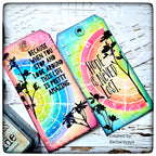 Tim Holtz Clear Stamps and Stencil Perspective, Flourish and Latticework thmm115 rainbows | color-code:ALT01