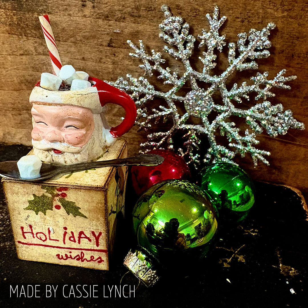 Tim Holtz Clear Stamps and Stencil Seasonal Scribble, Polkadot, Tinsel thmm136 wishes