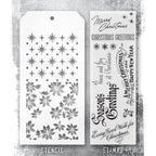 Tim Holtz Clear Stamps and Stencil Vintage Christmas, Starry, Tiny Poinsettia thmm180 product image