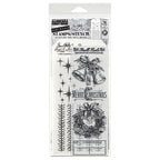 Tim Holtz Clear Stamps and Stencils Department Store, Tinsel, Sparkle thmm177