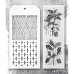 Tim Holtz Clear Stamps and Stencils Festive Collage, Deco Arch, Diamond Dots thmm175 product image