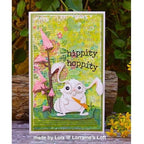Tim Holtz Clear Stamps and Stencils Rest In Peace, Deco Arch, Script thmm172 rabbit