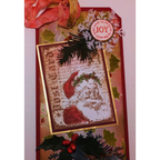 Tim Holtz Cling Rubber ATC Stamp SANTA LETTER COM028 santa