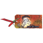 Tim Holtz Cling Rubber Components Stamp CHRISTMAS MIRACLE COM025 bookmark