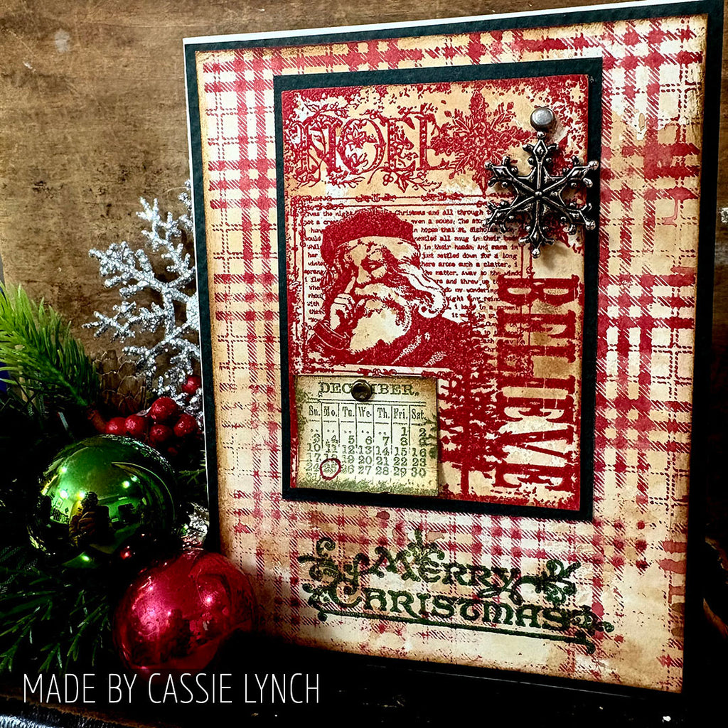 Tim Holtz Cling Rubber Components Stamp Christmas Miracle com025 snowflake
