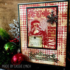 Tim Holtz Cling Rubber Components Stamp Christmas Miracle com025 snowflake