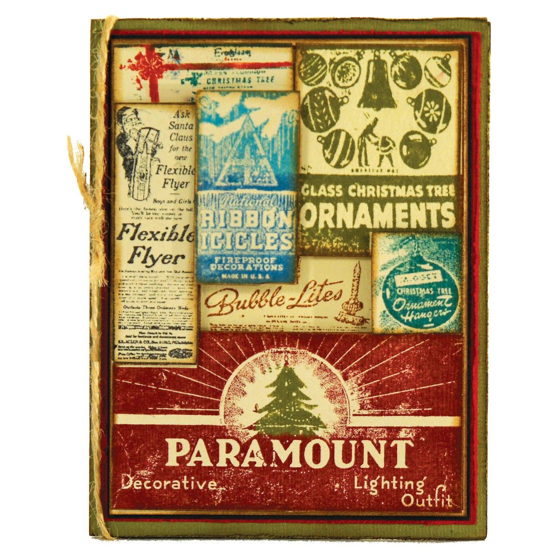 Tim Holtz Cling Rubber Components Stamp FIRST CHRISTMAS COM026 ads