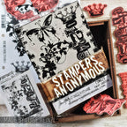 Tim Holtz Cling Rubber Components Stamp Fairy Garden com029 cown