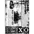 Tim Holtz Cling Rubber Components Stamp Love com002