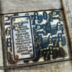 Tim Holtz Cling Rubber Components Stamp Number com006 numers
