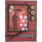 Tim Holtz Cling Rubber Components Stamp Optimist com023 numbers