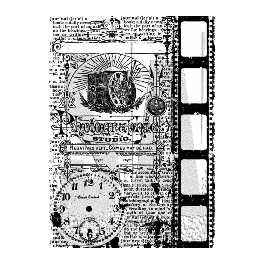 Tim Holtz Cling Rubber Components Stamp Photograph com019 1