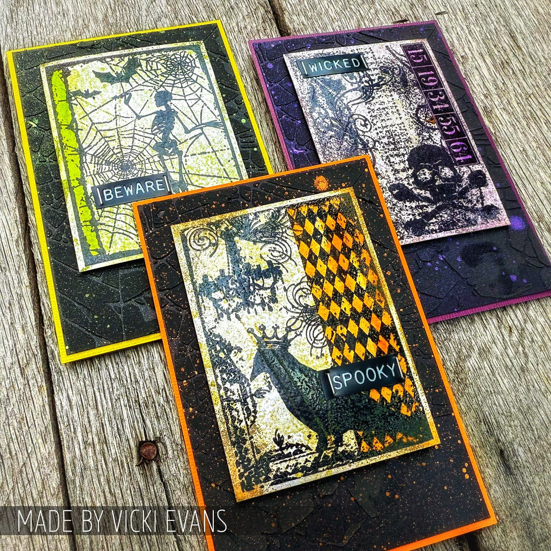 Tim Holtz Cling Rubber Components Stamp Skull com003 skull
