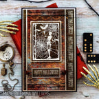 Tim Holtz Cling Rubber Components Stamp X-Ray com024 bat
