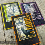 Tim Holtz Cling Rubber Components Stamp X-Ray com024 beware