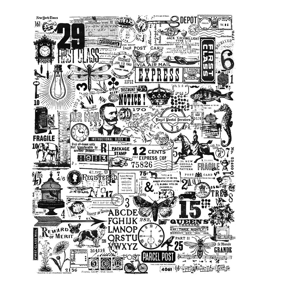 Tim Holtz Cling Rubber Stamp Hodgepodge cms490