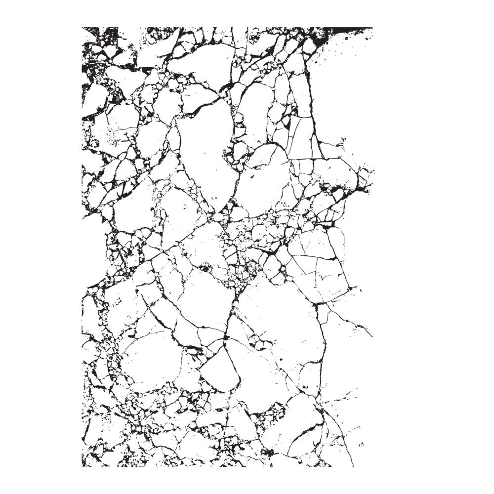 Tim Holtz Cling Rubber Stamp Shattered With Grid Block cms466