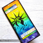Tim Holtz Cling Rubber Stamps AMERICANA SILHOUETTES cms122 celebrate