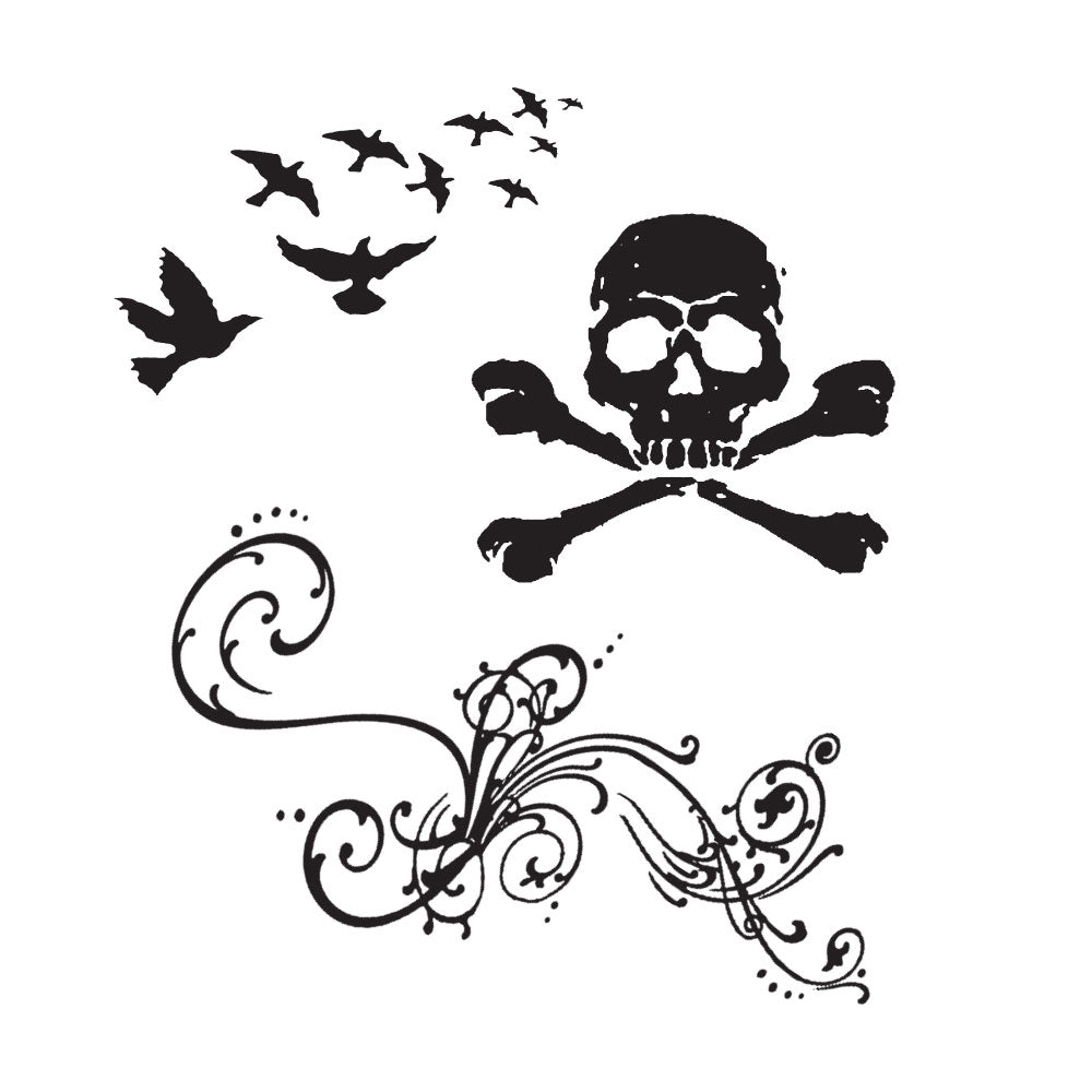 Tim Holtz Cling Rubber Stamps ANTHOLOGY CMS026