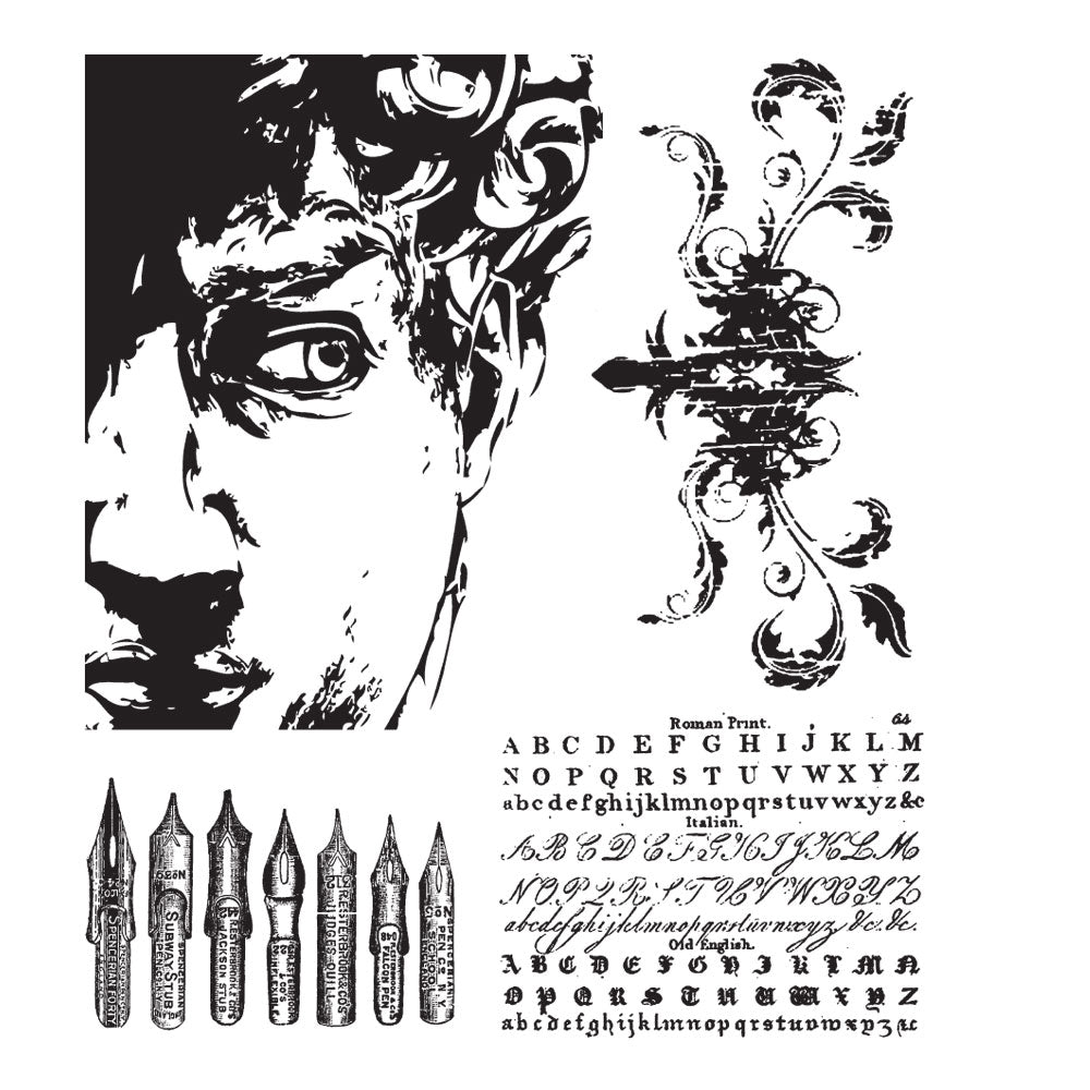 Tim Holtz Cling Rubber Stamps ARTFUL ARTIFACTS CMS080