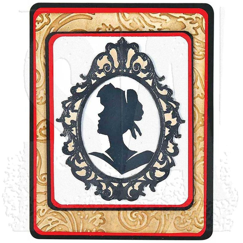 Tim Holtz Cling Rubber Stamps ARTFUL SILHOUETTES cms137 frame