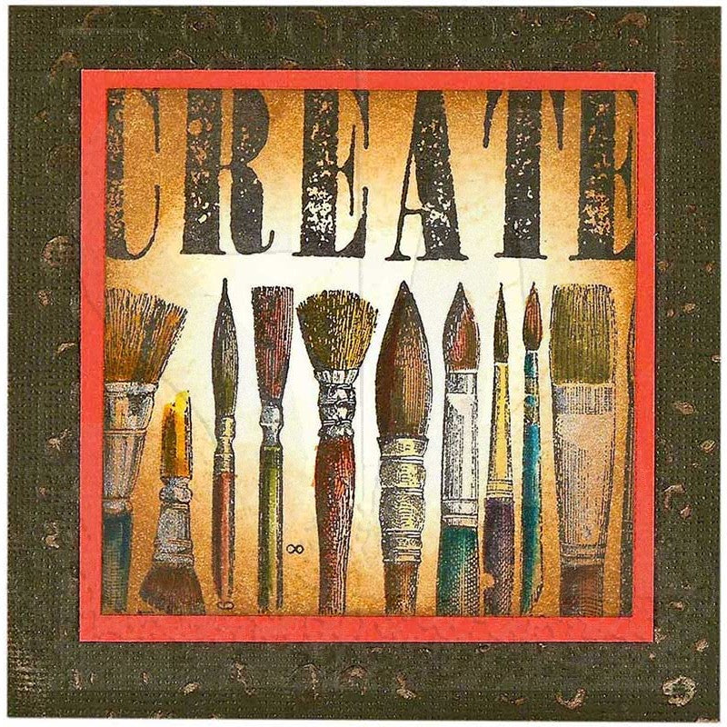 Tim Holtz Cling Rubber Stamps ARTFUL TOOLS cms163 brushes
