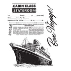 Tim Holtz Cling Rubber Stamps ARTFUL VOYAGE cms129