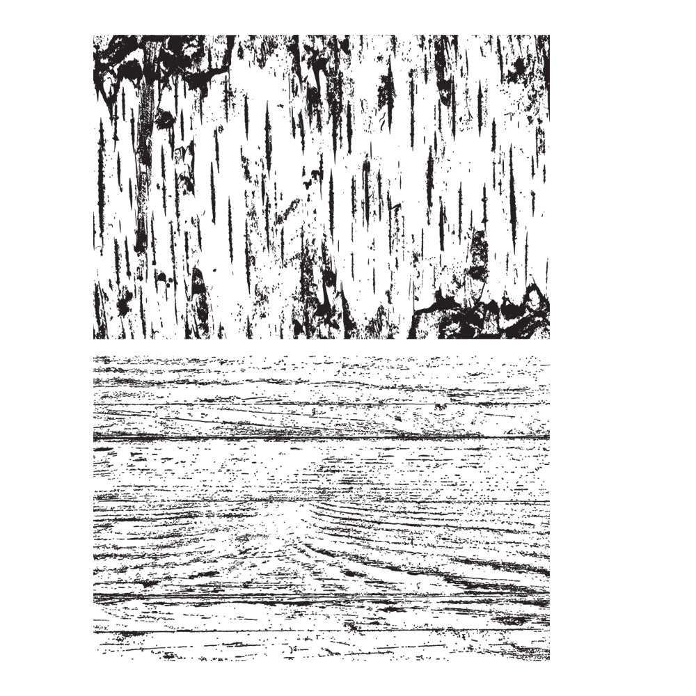 Tim Holtz Cling Rubber Stamps BIRCH and PINE CMS280