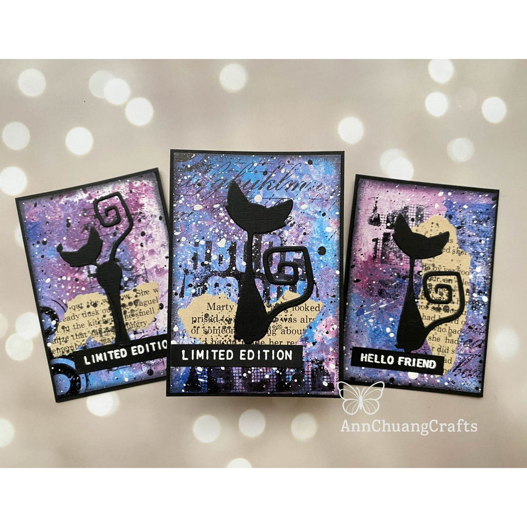 Tim Holtz Cling Rubber Stamps BITTY GRUNGE CMS089 cats | color-code:ALT01