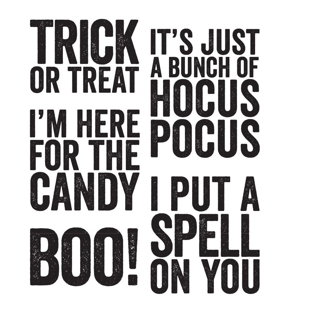 Tim Holtz Cling Rubber Stamps BOLD FRIGHTS CMS438