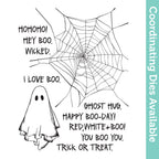 Tim Holtz Cling Rubber Stamps Boo Crazy cms495