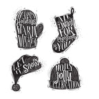 Tim Holtz Cling Rubber Stamps CARVED CHRISTMAS 1 CMS313