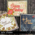 Tim Holtz Cling Rubber Stamps CHRISTMASTIME 2 CMS389 merry christmas