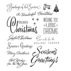 Tim Holtz Cling Rubber Stamps CHRISTMASTIME 3  CMS427