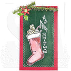 Tim Holtz Cling Rubber Stamps CHRISTMAS BLUEPRINT 2 CMS168 stocking