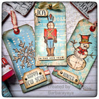 Tim Holtz Cling Rubber Stamps CHRISTMAS BLUEPRINT CMS135 new tags | color-code:ALT01