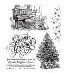 Tim Holtz Cling Rubber Stamps CHRISTMAS MAGIC CMS247